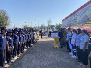 สภ.ลำสนธิ ร่วมพิธีเปิดโครงการป้องกันและลดอุบติเหตุทางถนน ช่วงเทศกาลปีใหม่ 2569