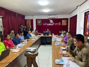 ประชุมคณะการตรวจตรวจสอบและติดตามการบริหารงานตำรวจ สภ.ลำสนธิ ประจำเดือน มิถุนายน 2569