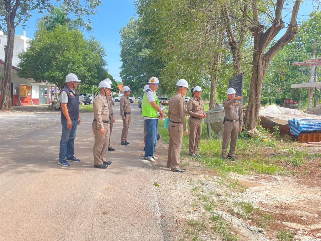 โครงการก่อสร้าง แฟลตตำรวจ 5 ชั้น30 ครอบครัว (ใต้ถุนโล่ง)  ของ สภ.ลำสนธิ